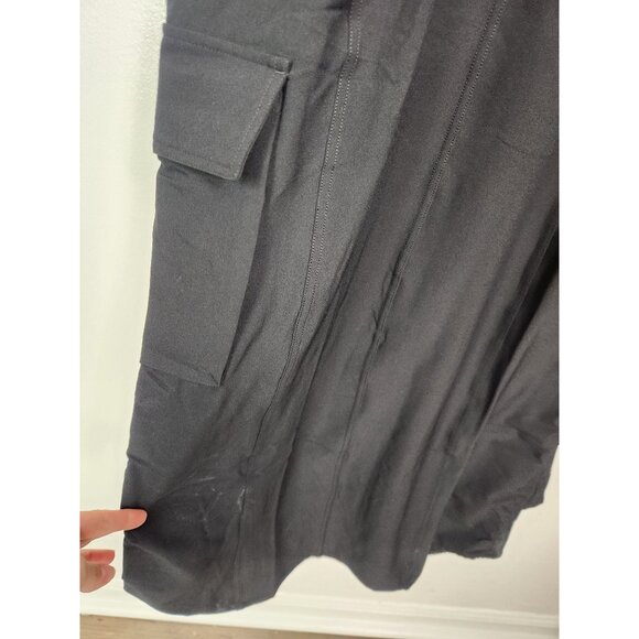 Spanx Women's Sz. M On The Move Maxi Dress In Black Sleeveless - Picture 4 of 7